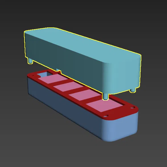 Vỏ đồng hồ ESP32 dev + MAX7219 (Clock housing) - Image 7