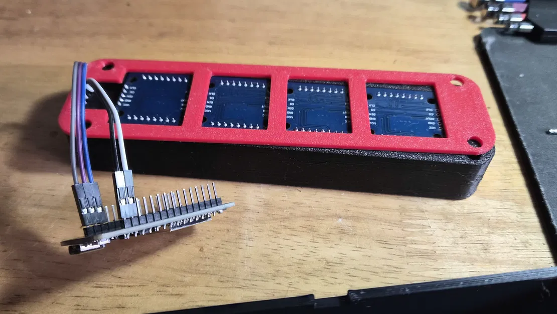 Vỏ đồng hồ ESP32 dev + MAX7219 (Clock housing) - Image 12