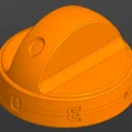 Núm vặn bếp Hansa (Hansa stove knob) - Thumbnail 2