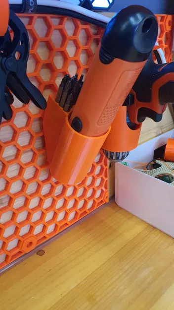 Giá treo tua vít Black Decker và khay đầu bits cho HSW - Image 6