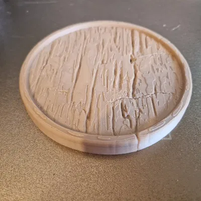 Miếng Lót Ly Bia Gỗ Mộc (Rustical Wood Beer Coaster)