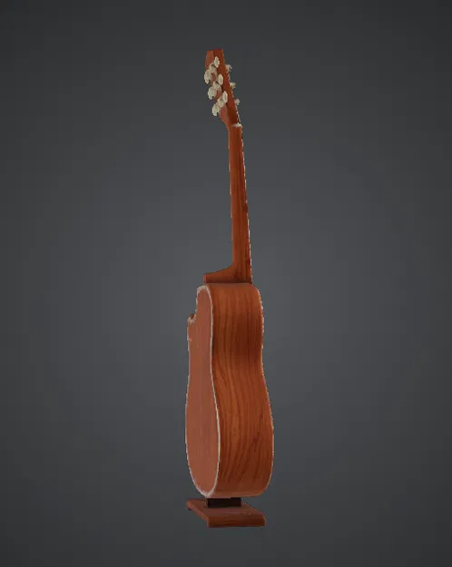 Mô hình Guitar Acoustic – Guitar gỗ cutaway chi tiết - Image 2