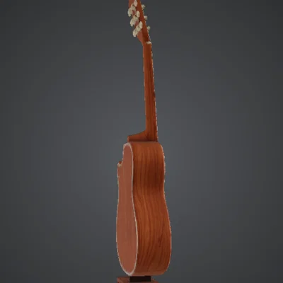 Mô hình Guitar Acoustic – Guitar gỗ cutaway chi tiết