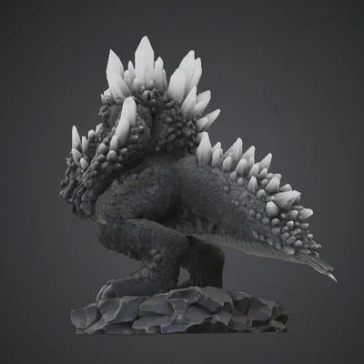 Crystal Earth Drake – Quái Thú Nguyên Tố Bọc Giáp Tinh Thể