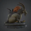 Tượng Mythic Chimera – Quái Thú Lai Sư Tử Dê Rắn Huyền Thoại - Thumbnail 3