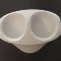 Hộp đựng bi Baoding vân đá (marble) kèm nắp nam châm - Thumbnail 3