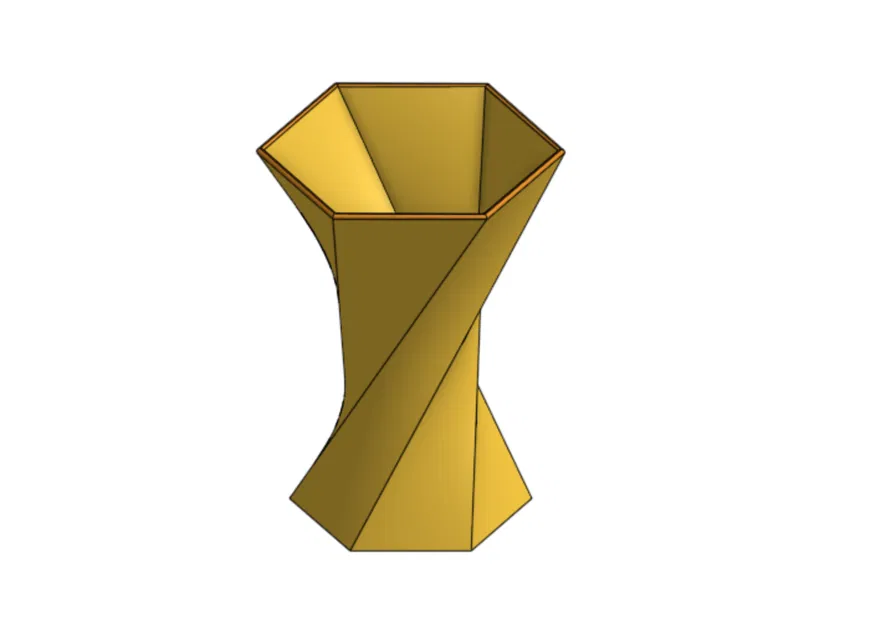 Ống Cắm Bút Lục Giác Xoắn (Hexagonal Twisted Penholder) - Image 3