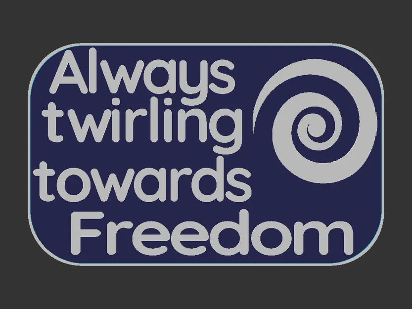 Bảng hiệu “Twirling towards Freedom” - Image 3