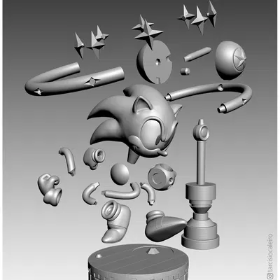 Sonic the Hedgehog – Figure Modular chi tiết cao (20 phần)