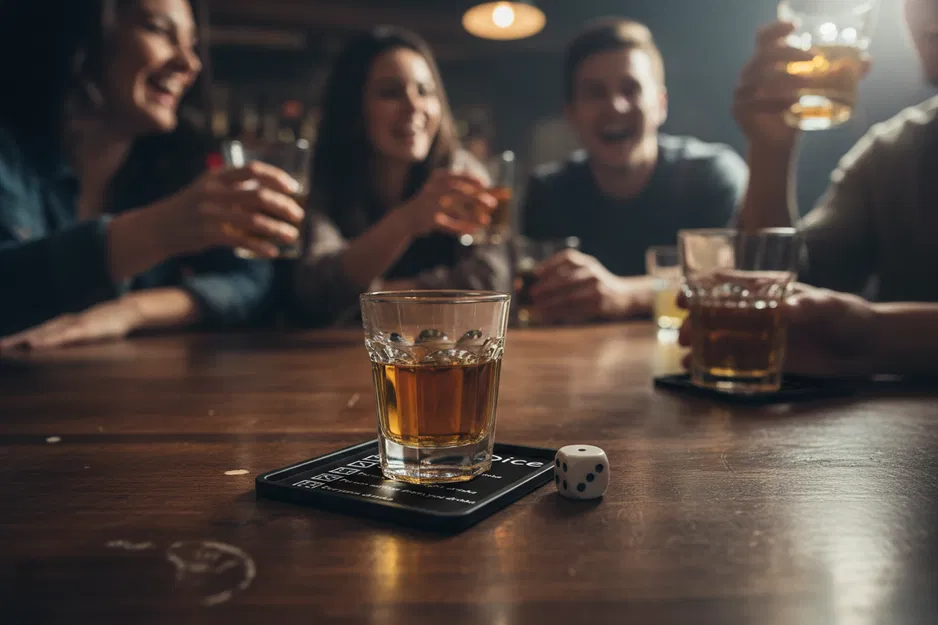 Trò chơi Drunk Dice cho quán pub / Coaster lót ly - Image 4