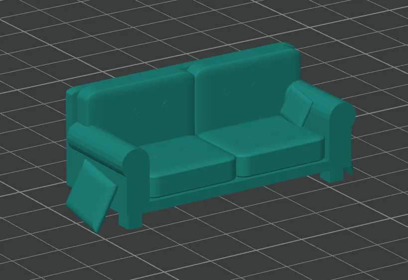 Habbo Hotel HC Sofa (Replica) - Image 2