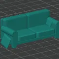 Habbo Hotel HC Sofa (Replica) - Thumbnail 2