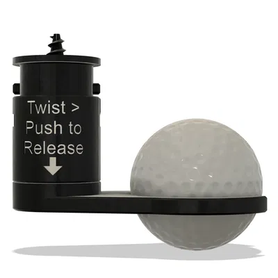 Golf - Đầu gắn nhặt bóng & đặt bóng lên tee (Quick‑Connect Version)