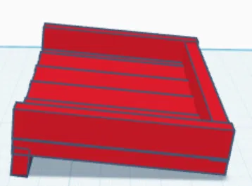 Giá để xà phòng (Soap Holder) thiết kế trên Tinkercad - Image 1