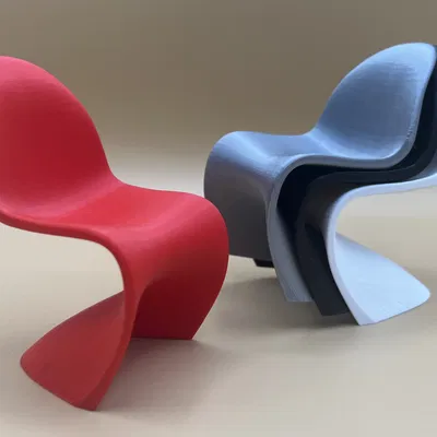 Panton Chair – Mẫu ghế 3D tri ân thiết kế Verner Panton