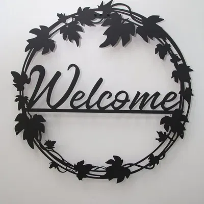 Vòng treo cửa “Welcome”