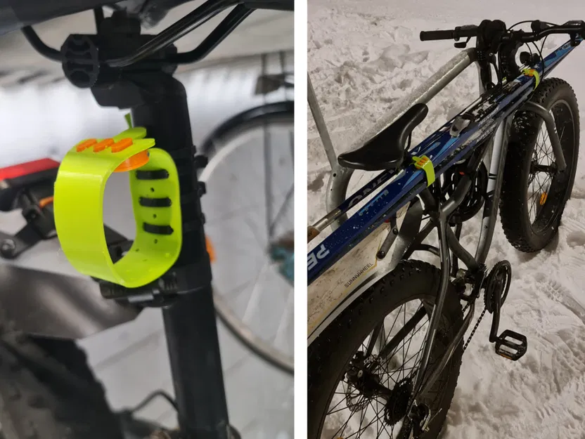 Dây đai gắn ván trượt XC lên xe đạp (XC ski bike strap) - Image 1