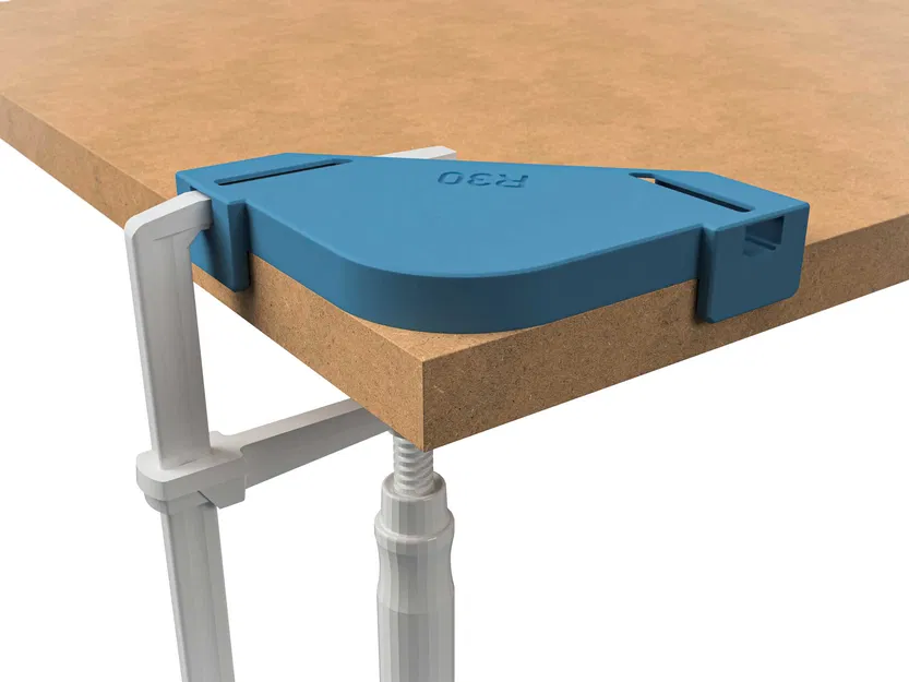 Jig bo góc tròn (router) dùng t-track clamp - Image 1