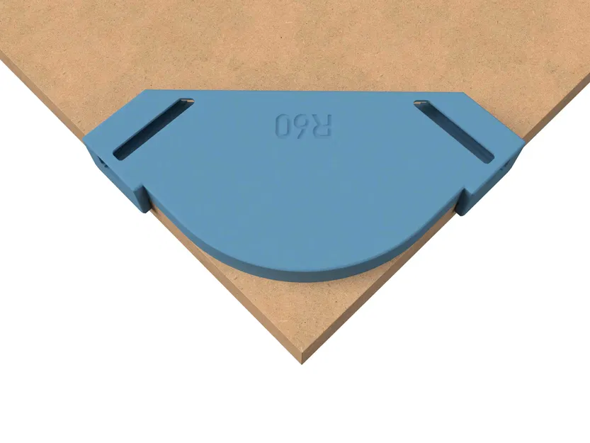 Jig bo góc tròn (router) dùng t-track clamp - Image 11