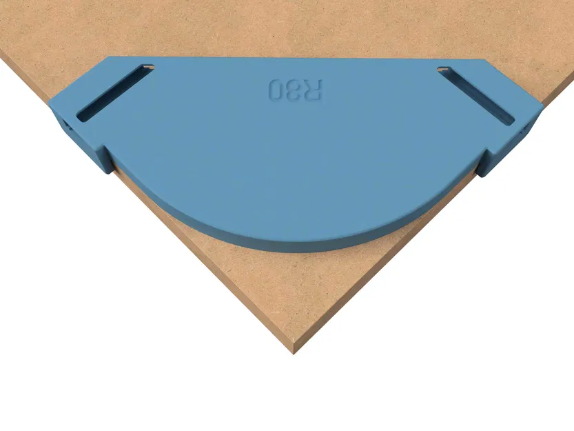 Jig bo góc tròn (router) dùng t-track clamp - Image 12