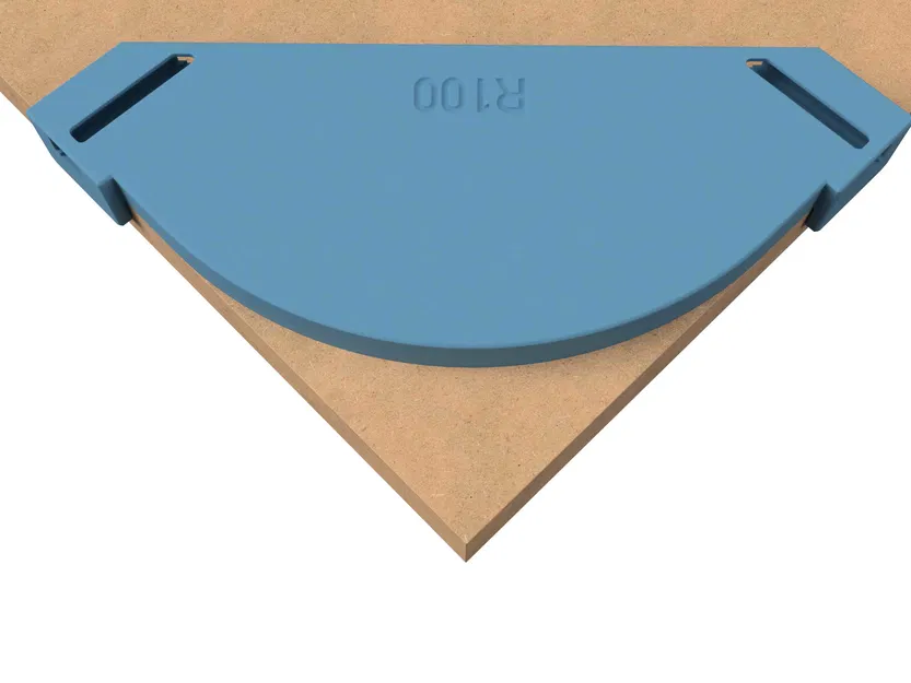 Jig bo góc tròn (router) dùng t-track clamp - Image 13