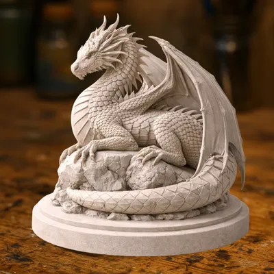 Tượng Rồng Hùng Vĩ – Mẫu Trưng Bày Fantasy