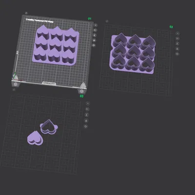 Bộ 9-in-1 Khuôn Cắt Bánh Quy Hình Tim & Khuôn Cake Pop