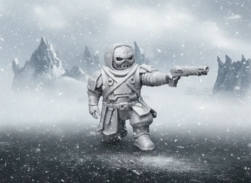 Hiệp Sĩ Đầu Lâu Dễ Thương – Mini Figure Fantasy (Tư thế 2) - Image 1