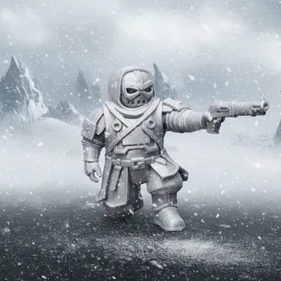 Hiệp Sĩ Đầu Lâu Dễ Thương – Mini Figure Fantasy (Tư thế 2)