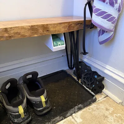 Kệ treo túi phân chó nằm ngang (Horizontal poop bag holder)