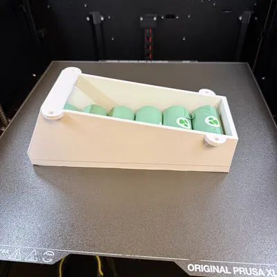 Kệ treo túi phân chó nằm ngang (Horizontal poop bag holder)