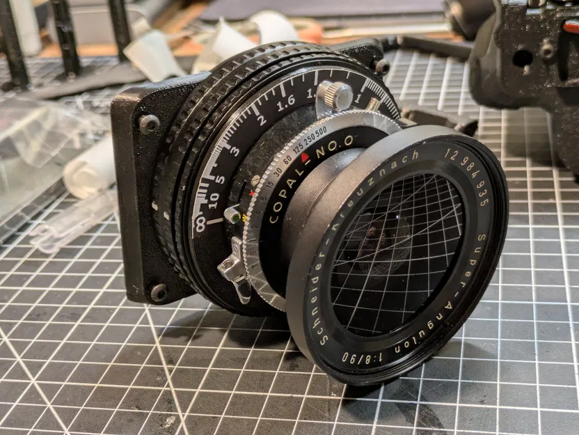 Thước scale lấy nét tham số cho helicoid adapter M65/M77 17–31 mm - Image 2