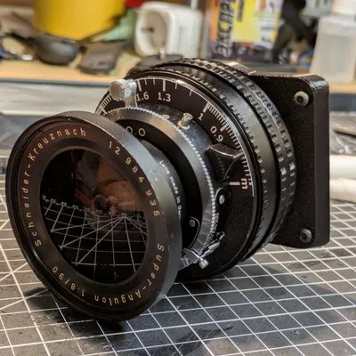 Thước scale lấy nét tham số cho helicoid adapter M65/M77 17–31 mm