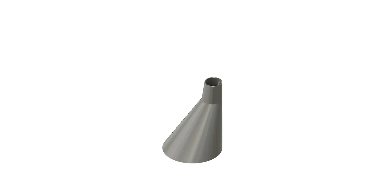 Phễu lệch có lỗ thoát khí (Vented offset funnel) - Image 2