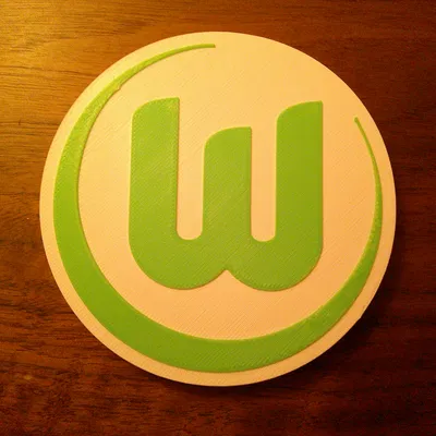 Đế lót ly hoặc bảng treo logo VfL Wolfsburg
