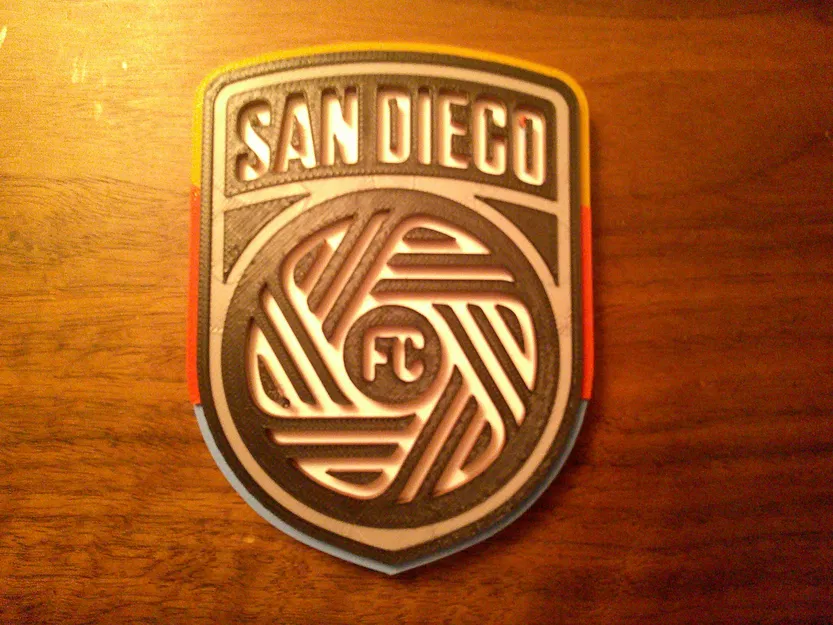 Lót ly hoặc bảng trang trí logo San Diego FC - Image 1