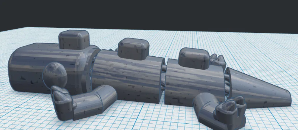 Rồng mini flexi dễ thương (Cute flexi mini dragon) - Image 4