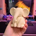 Voi Mây Tre Đan (Wicker Elephant) In 3D - Thumbnail 2
