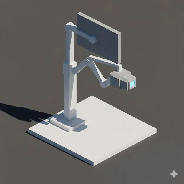 Máy X-quang Low Poly - Image 1