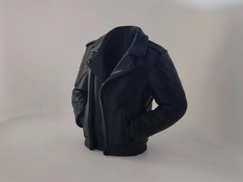 Ống cắm bút Áo khoác da Biker (Biker Leather Jacket Pencil Holder) - Image 1