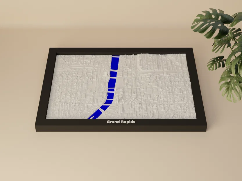 Grand Rapids, Hoa Kỳ - Mô hình 3D thu nhỏ - Image 1