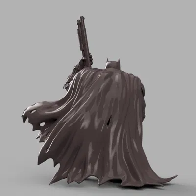 Dark Knight – Tượng Hero Chiến Thuật Quỳ Gối (STL)