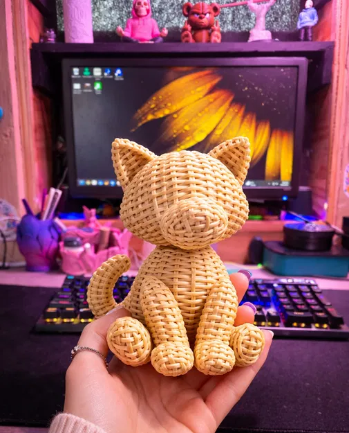 Mèo Đan Mây (Wicker Cat) - Image 2