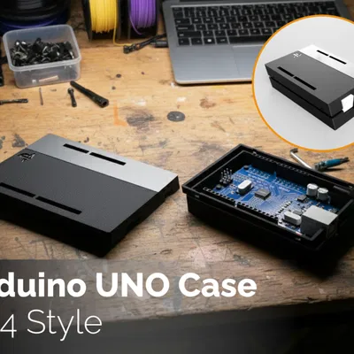 Vỏ Arduino UNO kiểu PS4 (Thiết kế PS4 Fat nguyên bản)