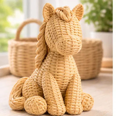 Ngựa Mây Đan (Wicker Horse)