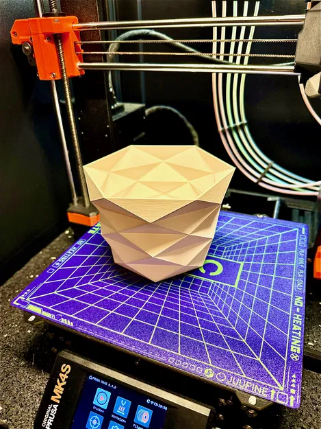 Low Poly Übertopf (chậu bọc low poly cho rau thơm) - Image 3