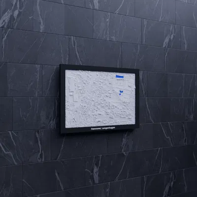 Hannover, Langenhagen (Đức) - Mô hình 3D thu nhỏ địa hình