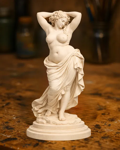 Tượng Nữ Tân Cổ Điển (Neoclassical Female Sculpture) - Image 1