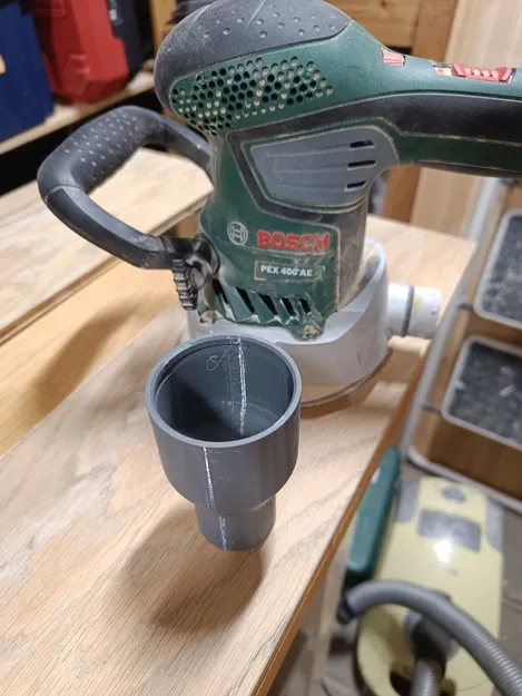 Adapter hút bụi cho máy chà nhám Bosch PEX400AE dùng với ống Miele - Image 2