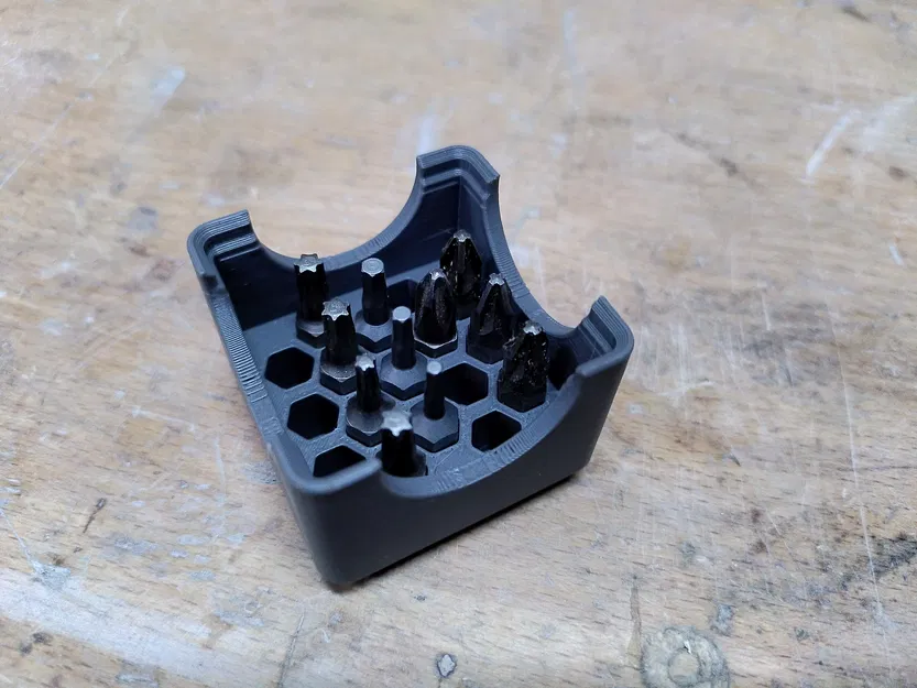 Khay Gridfinity giữ mũi bit 1x1 xếp chồng (Stackable) - Image 1